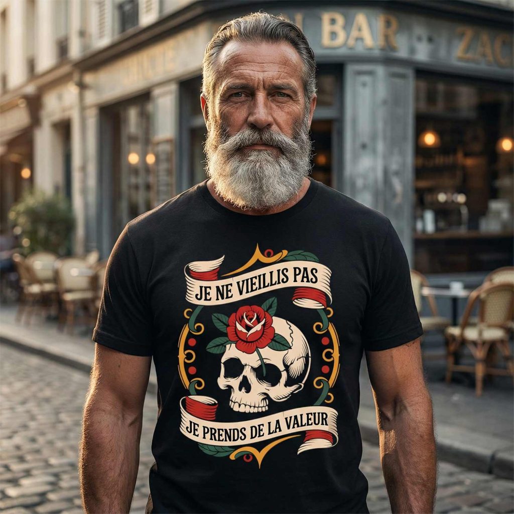T-shirt Humour, Je Ne Vieillis Pas Je Prends De La Valeur