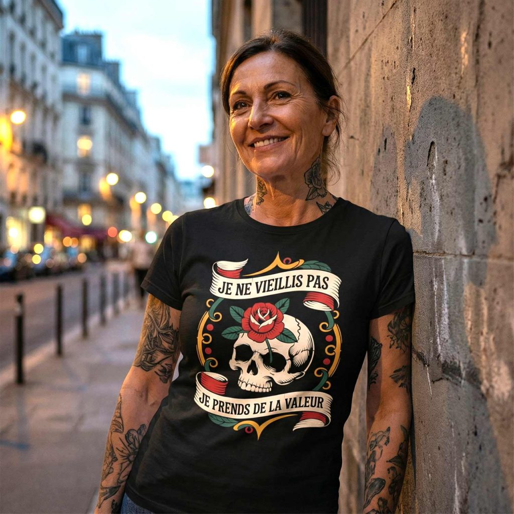 T-shirt Humour, Je Ne Vieillis Pas Je Prends De La Valeur