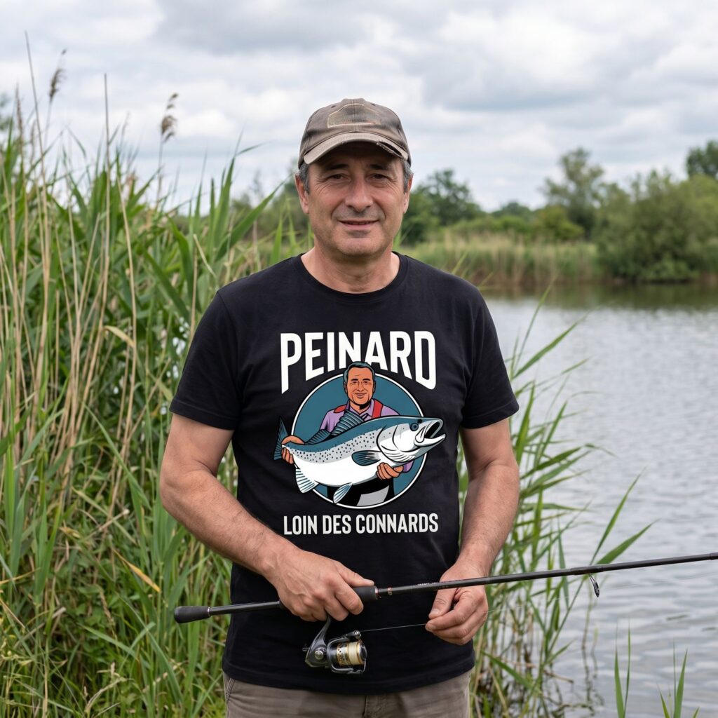 T-shirt peinard pêche, Peinard Loin Des Connards