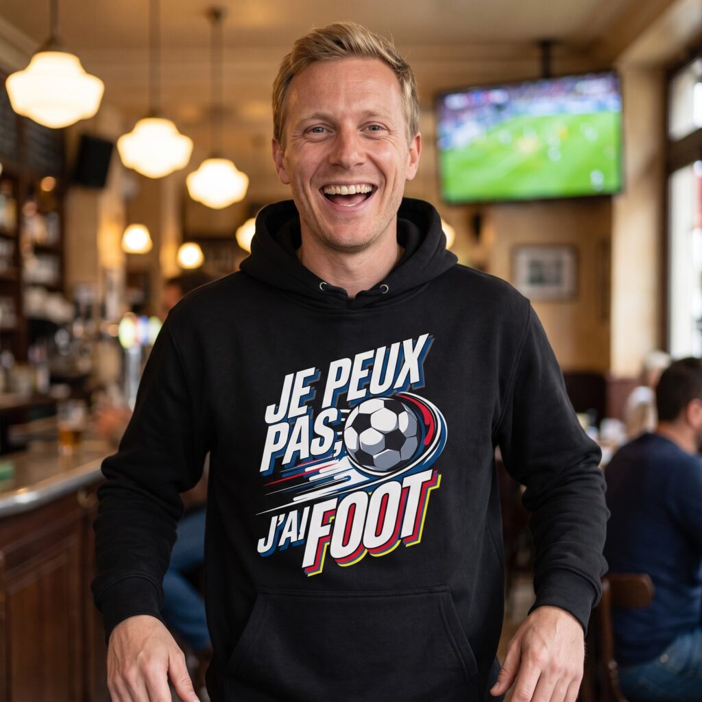 T-shirt Foot Tricolore, Je Peux Pas J&rsquo;Ai Foot