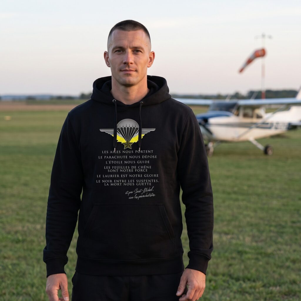T-shirt Saint Miche, Tradition Parachutiste Française, Paras France Militaire
