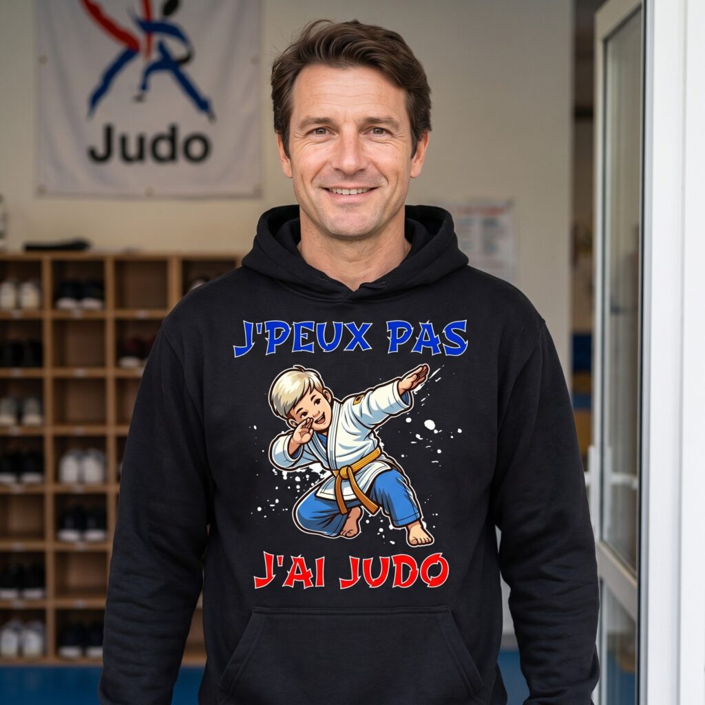 T-shirt Judo Ceinture Orange, J&rsquo;Peux Pas J&rsquo;Ai Judo