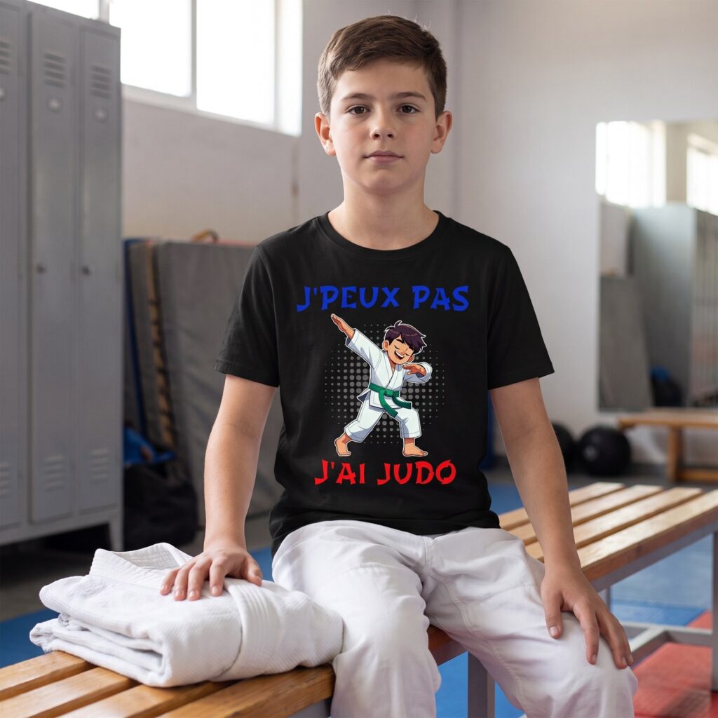 T-shirt Judo Ceinture Verte, J&rsquo;Peux Pas J&rsquo;Ai Judo