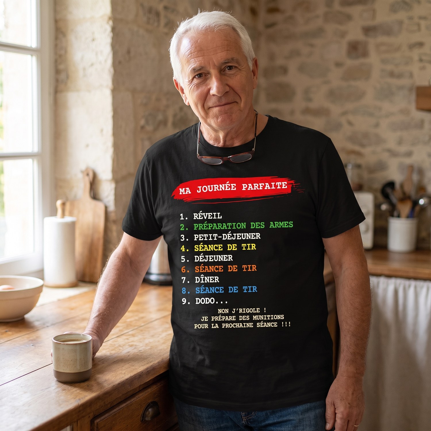 T-shirt Ma Journée Parfaite De Tir Sportif