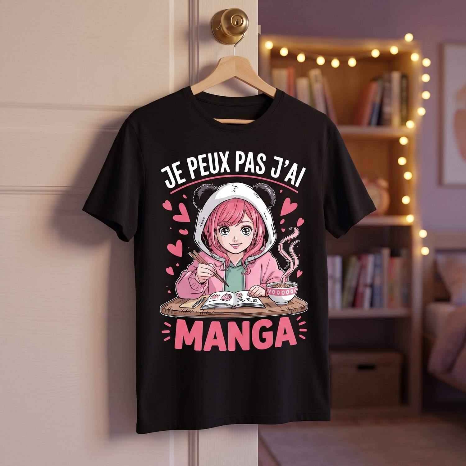 T-shirt Manga Fille, Je Peux Pas J&rsquo;Ai Manga