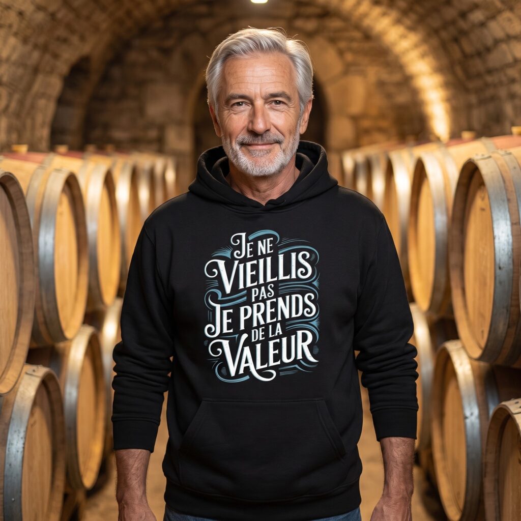 T-shirt Homme, Je Ne Vieillis Pas Je Prends De La Valeur