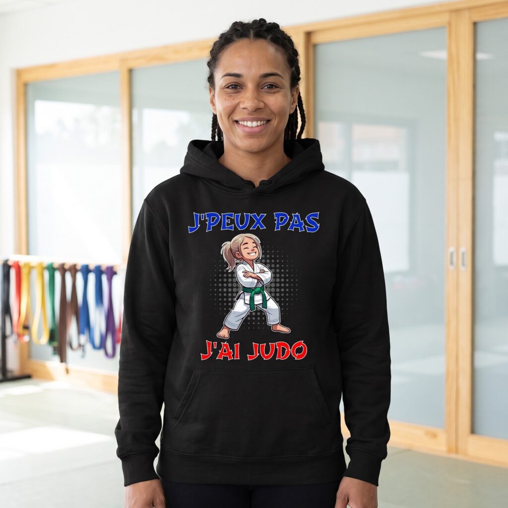 T-shirt Judokate Ceinture Verte, J&rsquo;Peux Pas J&rsquo;Ai Judo