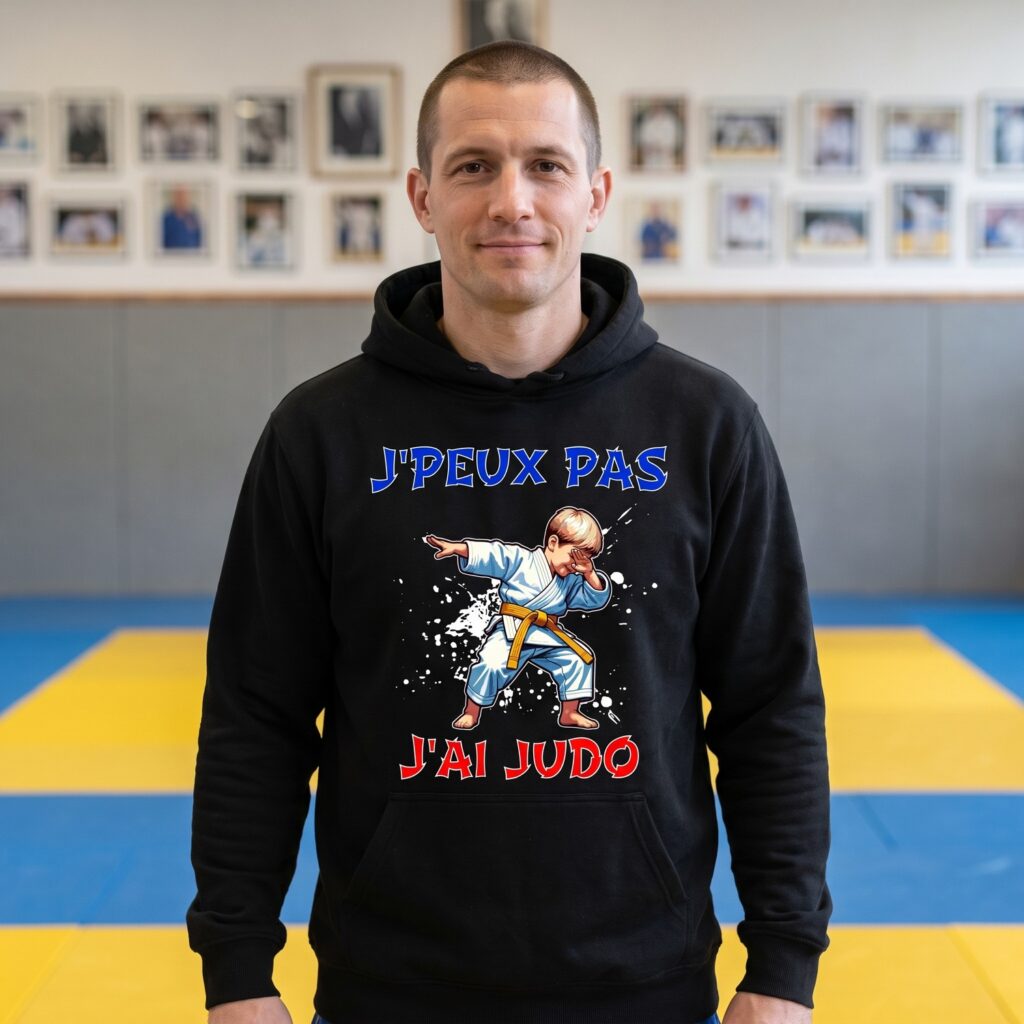 T-shirt Judo Garçon, J&rsquo;Peux Pas J&rsquo;Ai Judo, Ceinture Jaune