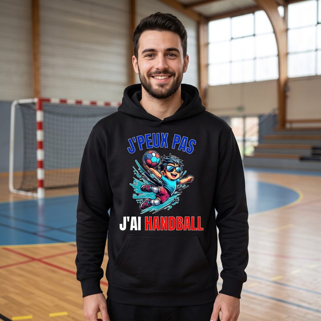 T-shirt Enfant, J&rsquo;Peux Pas J&rsquo;Ai Handball